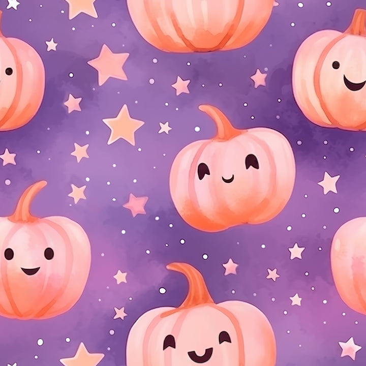 Pumpkin Stardust Long Sleeve Two-Piece PJ's