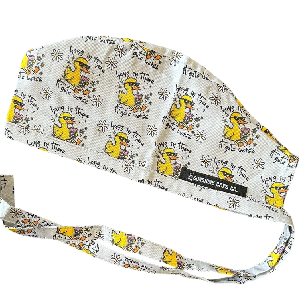 Hang in There, it Gets Worse- Classic/Men's Scrub Cap