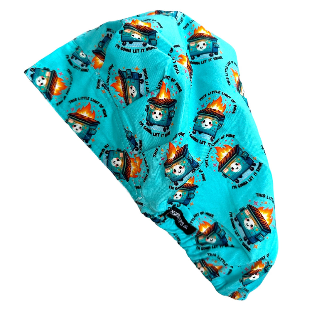 Dumpster Fire- Bouffant