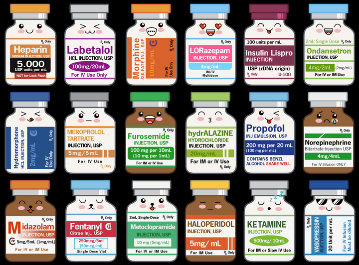 All Meds on Deck- Euro Scrub Cap