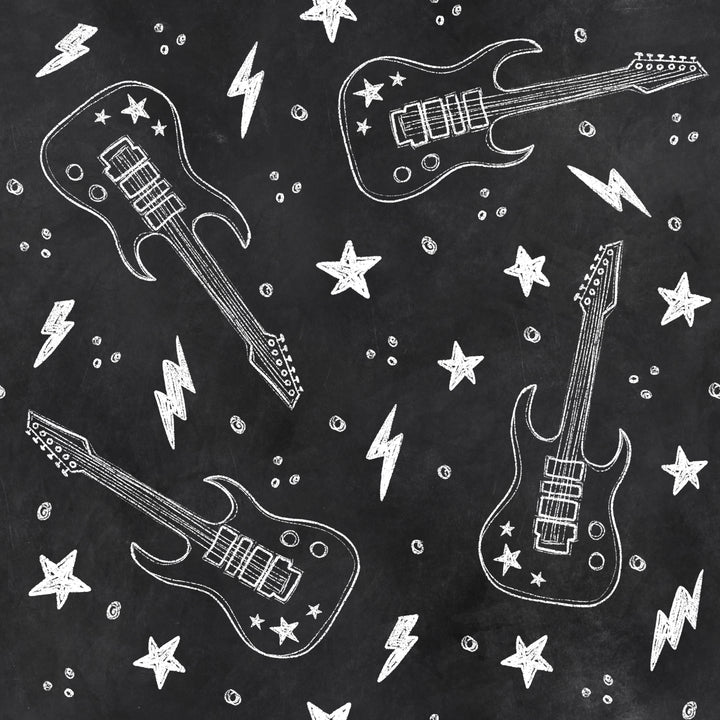 Rockin Guitar- Classic/Men's Scrub Cap