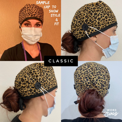 Urology Classic Unisex Scrub Caps