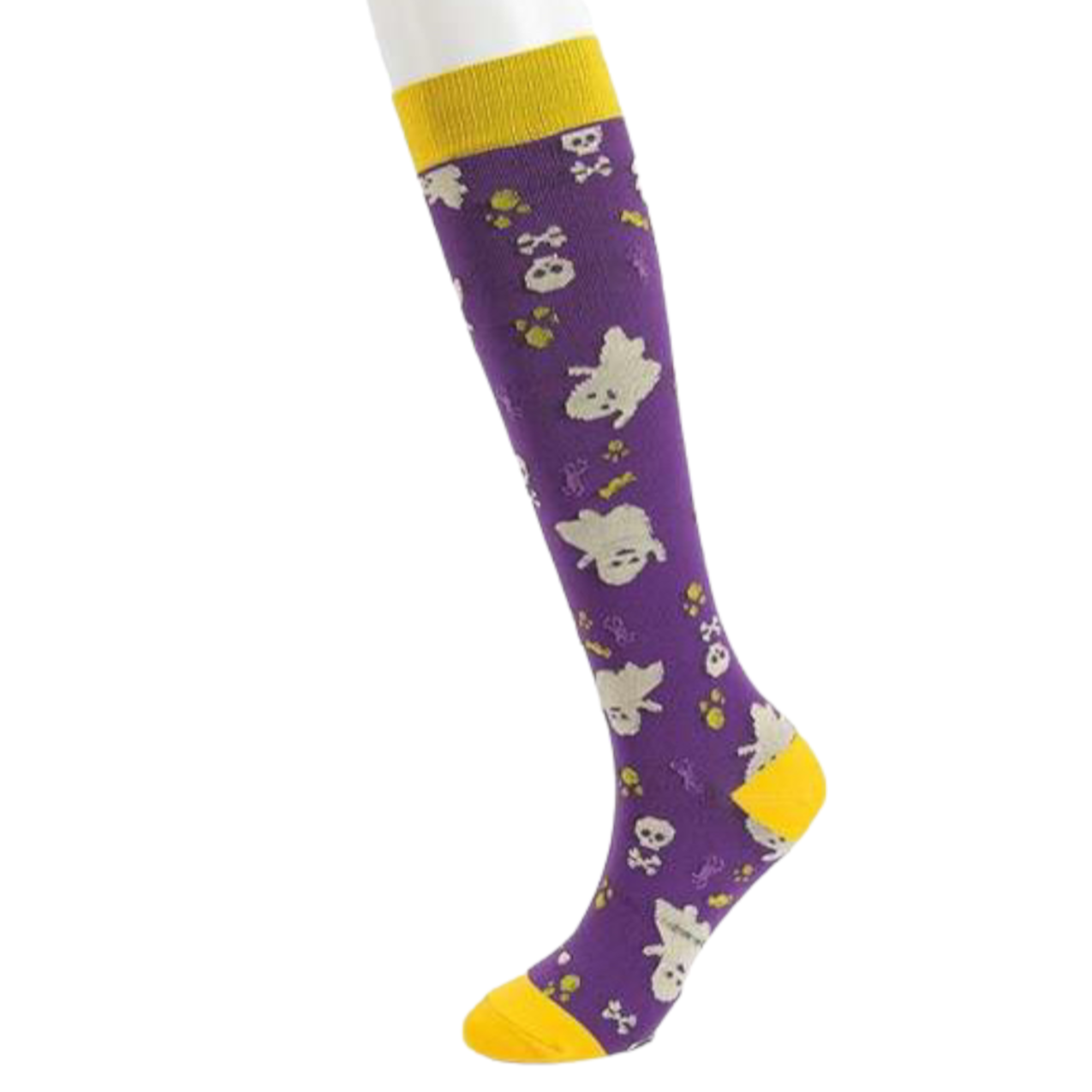 Ghost Purple/Yellow- Compression Socks