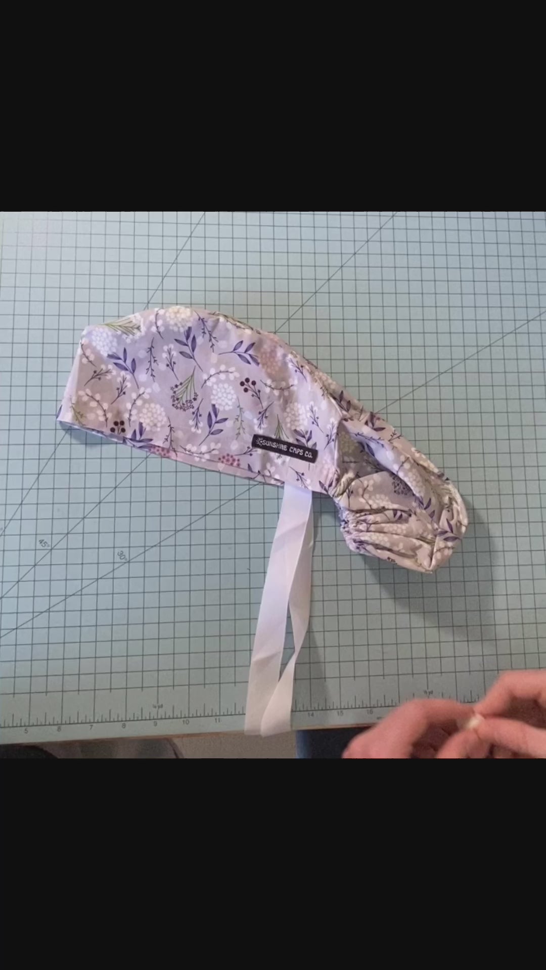 video of mask snaps for scrub caps