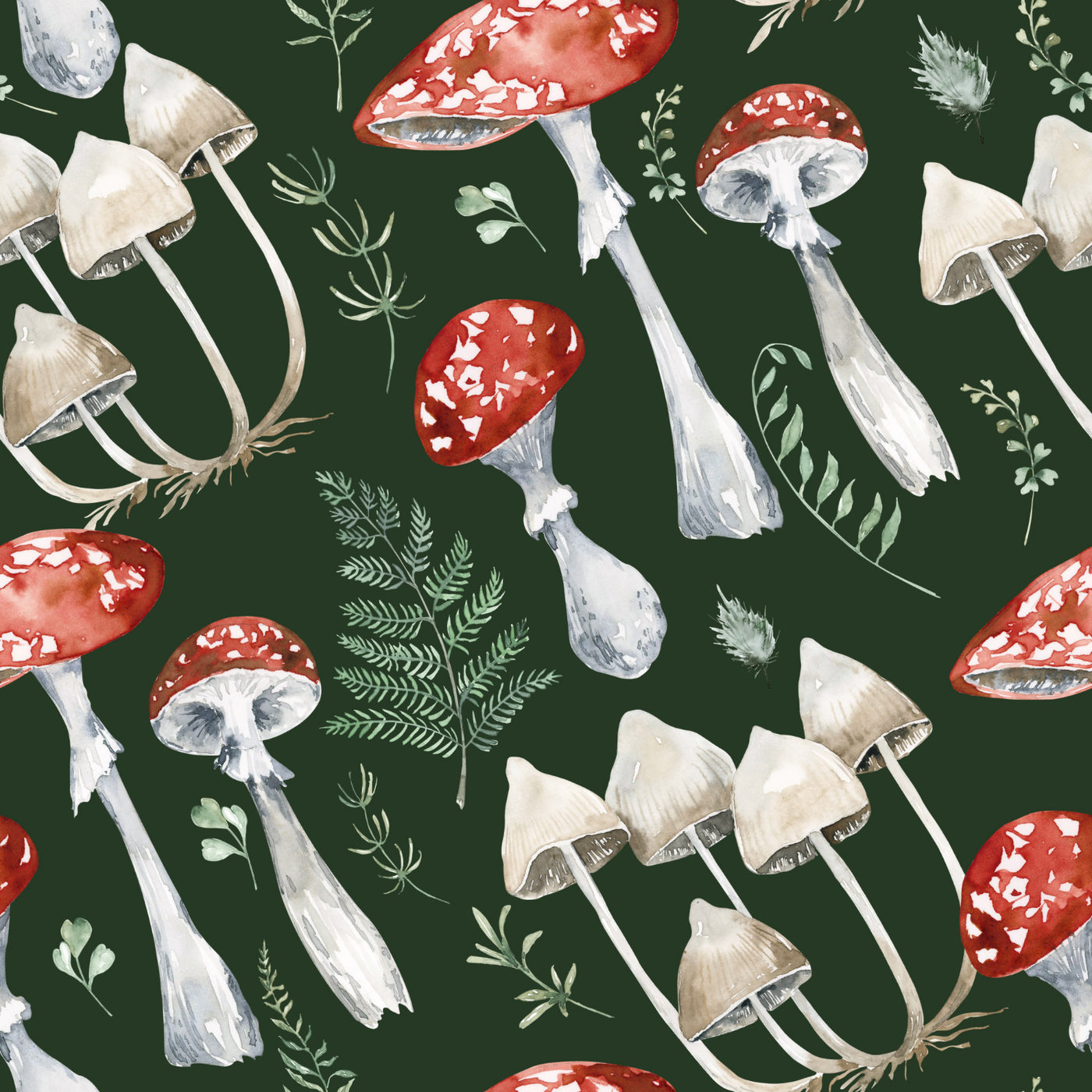 Wild Mushrooms- Ponytail