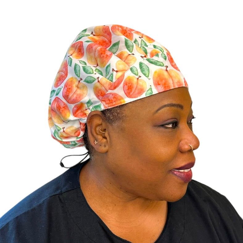 Just Peachy- Bouffant Scrub Cap