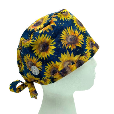 Sunflowers on Navy- Classic (Small)