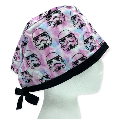 star wars surgical scrub caps with buttons and satin lining. Best scrub hats by sunshine shops co