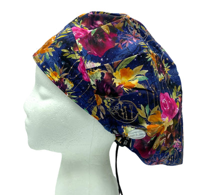 Midnight Floral- Bouffant