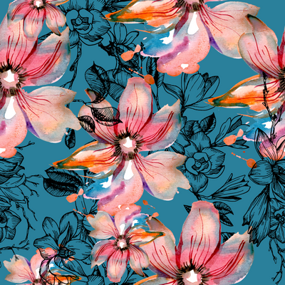 Hibiscus- Ponytail