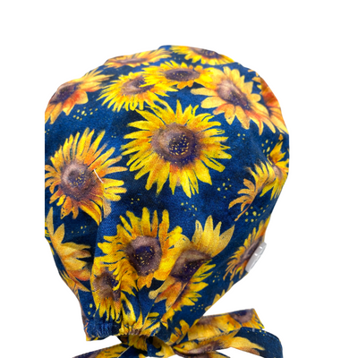 Sunflowers on Navy- Classic (Small)